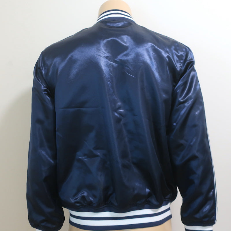 Kith x Mitchell &amp; Ness Satin Warm-Up Jacket Navy Size Medium