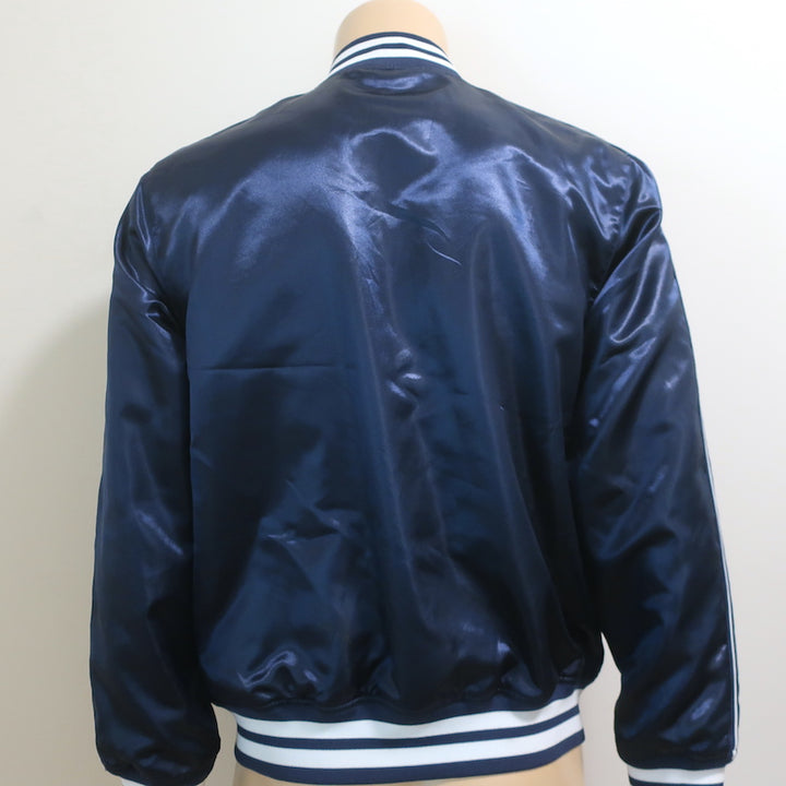 Kith x Mitchell &amp; Ness Satin Warm-Up Jacket Navy Size Medium