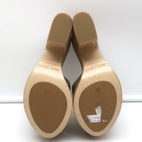 Jimmy Choo Deedee 125 Cork Platform Sandals Gold Metallic Leather Size 36 NEW