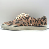 RE/DONE 70s Low Top Skate Sneakers Faded Leopard Print Canvas Size 40 NEW