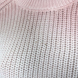 Zadig & Voltaire Sweater Kary Cow Pink/Cream Ombre Ribbed Knit Size Small