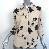 Anthropologie Isabella Sinclair Embroidered Top Beige Size Extra Small NEW