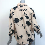 Anthropologie Isabella Sinclair Embroidered Top Beige Size Extra Small NEW