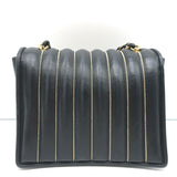 Salvatore Ferragamo Ginny Mini Crossbody Bag Black Chain-Trim Leather