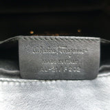 Salvatore Ferragamo Ginny Mini Crossbody Bag Black Chain-Trim Leather