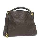Louis Vuitton Artsy MM Hobo Dark Brown Monogram Empreinte Leather Shoulder Bag