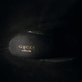 Gucci Knee High Boots Black Suede Size 39 High Heel