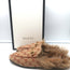 Gucci Princetown GG Canvas & Lamb Fur Mules Ruggine Rust/Natural Size 38