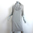 Michael Kors Cashmere Sweater Dress with Cowl Marble Gray Size Medium
