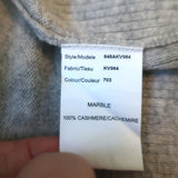 Michael Kors Cashmere Sweater Dress with Cowl Marble Gray Size Medium