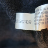 White + Warren Cashmere Colorblock Sweater Dress Black/Gray Size Medium