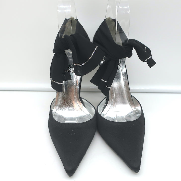 Rene Caovilla Crystal-Embellished Ankle Tie d&