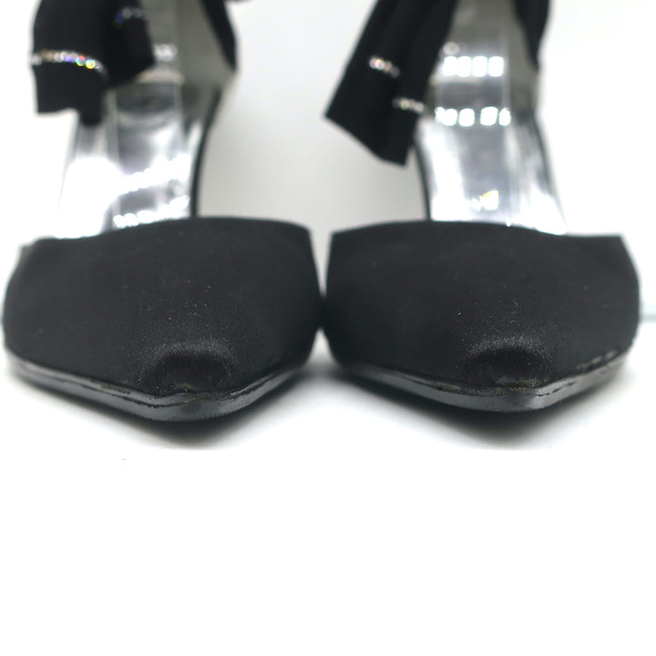 Rene Caovilla Crystal-Embellished Ankle Tie d&
