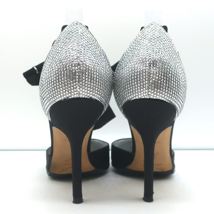 Rene Caovilla Crystal-Embellished Ankle Tie d&