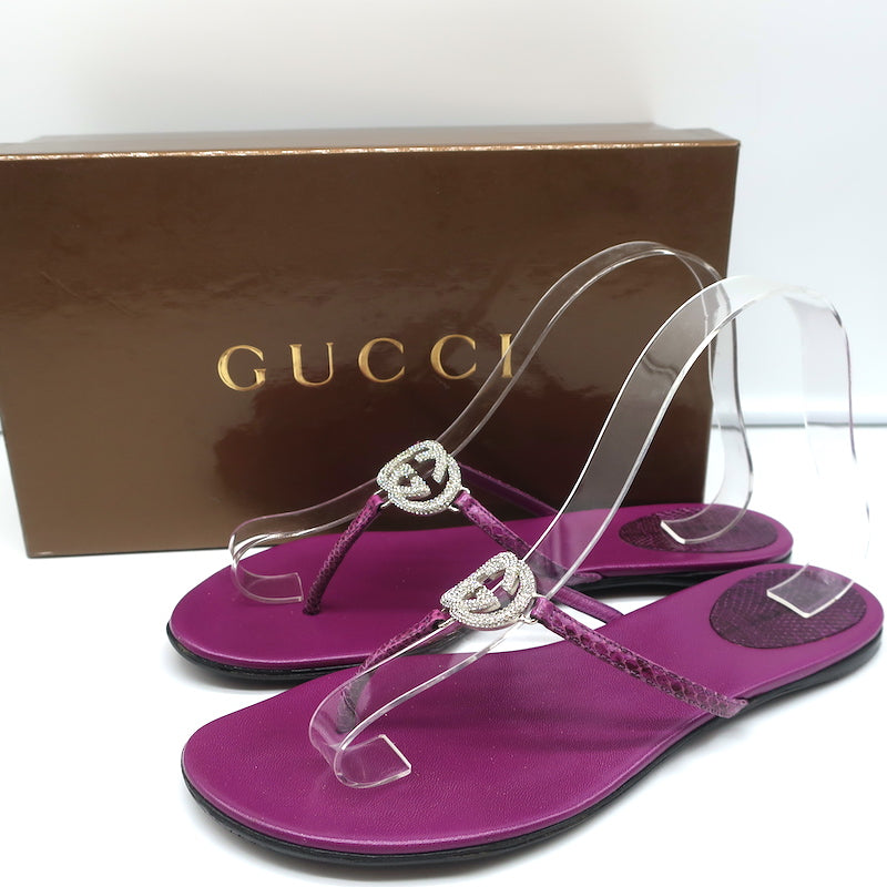Womens size 8 gucci slides Outlet