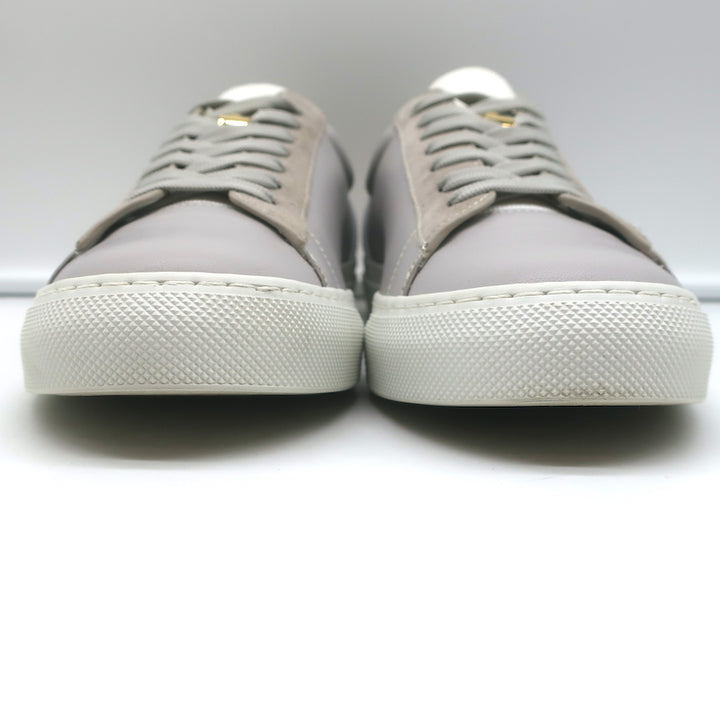 Buscemi Tennis Lock Low Top Sneakers Gray Leather &amp; Suede Size 38.5