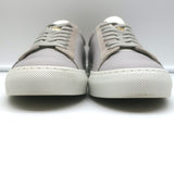 Buscemi Tennis Lock Low Top Sneakers Gray Leather & Suede Size 38.5