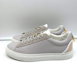 Buscemi Tennis Lock Low Top Sneakers Gray Leather & Suede Size 38.5