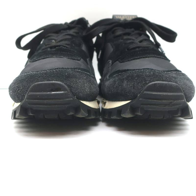 Valentino Soul Rockstud Sneakers Black Camo &amp; Suede Size 39