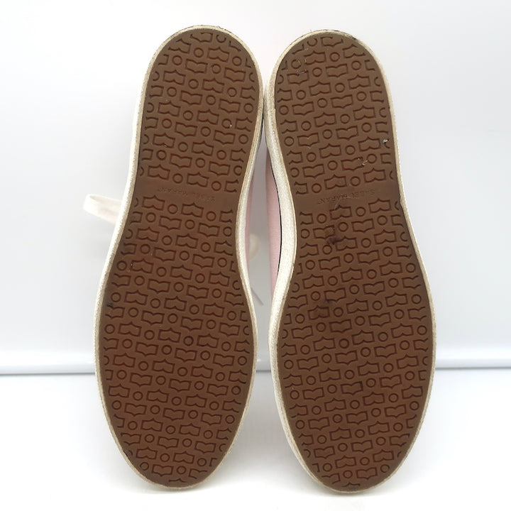 Isabel Marant Binkoo Low Top Sneakers Pink Canvas Size 8 Womens