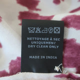 Isabel Marant Etoile Long Sleeve Blouse Yoshi Cream/Red Printed Silk Size 38 NEW