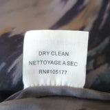 Ulla Johnson Blouse Blue/Multi Printed Silk Charmeuse Size 8 Long Sleeve Top