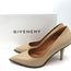 Givenchy Zipper Pumps Beige Patent Leather Size 36 Pointed Toe Heels