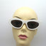 Alaia Scalloped Cat Eye Sunglasses White AA0058S 002