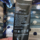 Zimmermann Tiered Midi Dress Blue Striped Metallic Polka Dot Jacquard Size 1