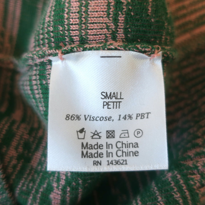 Live The Process Marl Track Jacket &amp; Flared Pants Set Green/Pink Size Small