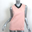 Marni Sleeveless V-Neck Top Light Pink Cotton Jersey & Poplin Size 38