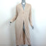 Theory Maxi Cardigan New Harbor Beige Linen-Blend Size Small Duster Sweater NEW