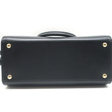 Salvatore Ferragamo Today Small Satchel Black Pebbled Leather Crossbody NEW