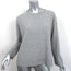 Sibel Saral Crewneck Pullover Sweater Gray Size Large