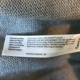 Eileen Fisher Long Cardigan Gray Peruvian Cotton-Blend Size Petite Medium