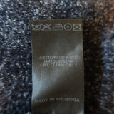 Isabel Marant Etoile Open Front Oversize Jacket Navy Wool-Blend Tweed Size 34