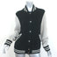 Marc Jacobs Varsity Sweater Jacket Black/Gray Wool-Cashmere Size Small