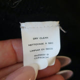 Marc Jacobs Varsity Sweater Jacket Black/Gray Wool-Cashmere Size Small