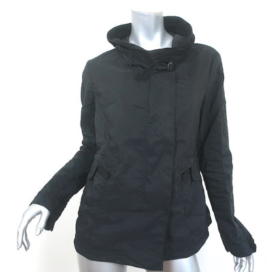 Transit Par-Such Lightweight Jacket Black Cotton-Blend Size 4
