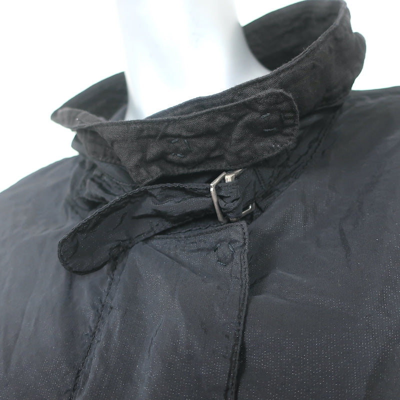 Transit Par-Such Lightweight Jacket Black Cotton-Blend Size 4