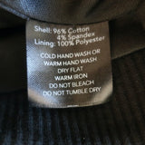 I.AM.GIA Portia Lace-Up Long Sleeve Corset Top Black Ribbed Cotton Size Small