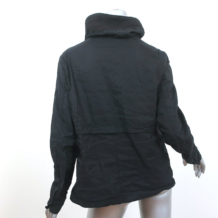 Transit Par-Such Lightweight Jacket Black Cotton-Blend Size 4