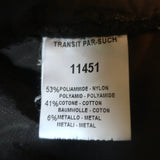 Transit Par-Such Lightweight Jacket Black Cotton-Blend Size 4