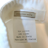 Massimo Alba Hong Kong Jacket White Cotton-Linen Size Large