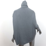 Transit Par-Such Turtleneck Sweater Gray Wool-Blend Size 4 Boxy Pullover
