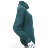 Maison Ullens Cashmere Cowl Neck Pullover Sweater Evergreen Size Medium NEW