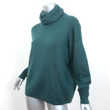 Maison Ullens Cashmere Cowl Neck Pullover Sweater Evergreen Size Medium NEW