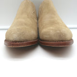 Frye Billy Shootie Boots Beige Suede Size 8.5 Western Booties