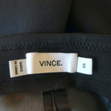 Vince Leather Zip Leggings Black Size Extra Small