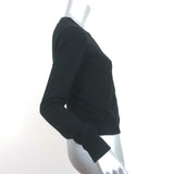 Le Superbe Cashmere Pineapple Cardigan Black Size Extra Small NEW